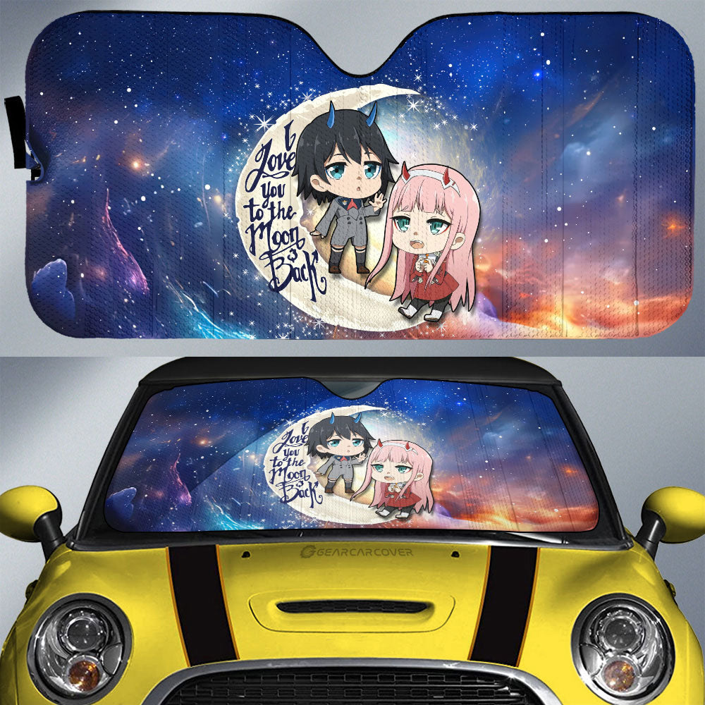 Zero And Hiro Car Sunshade Custom Car Accessories - Gearcarcover - 1