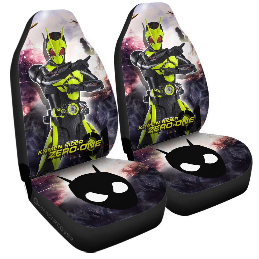 Zero One Car Seat Covers Custom Kamen Rider Car Accessories - Gearcarcover - 3