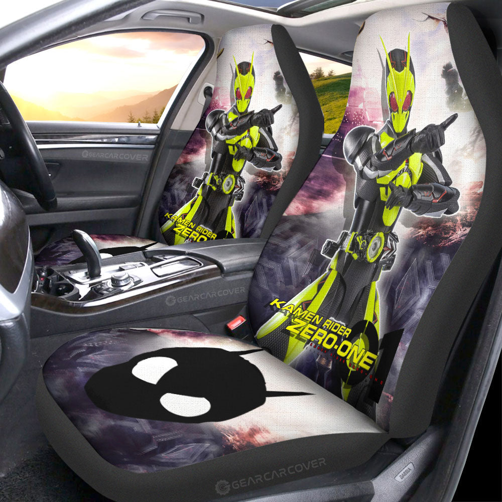 Zero One Car Seat Covers Custom Kamen Rider Car Accessories - Gearcarcover - 1