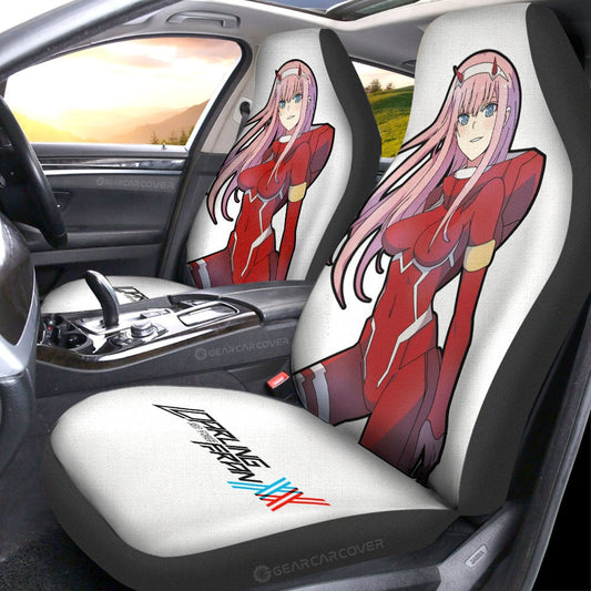 Zero Two Car Seat Covers Custom Main Character - Gearcarcover - 2