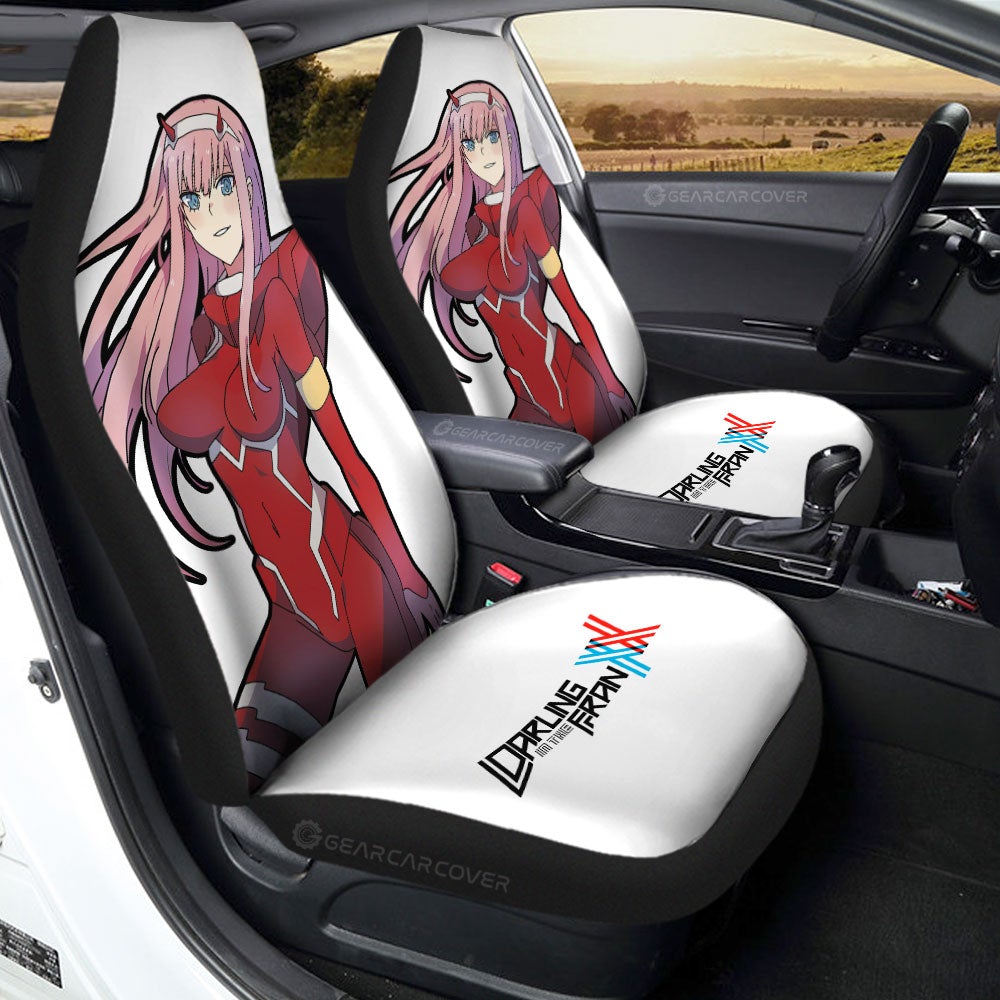 Zero Two Car Seat Covers Custom Main Character - Gearcarcover - 1