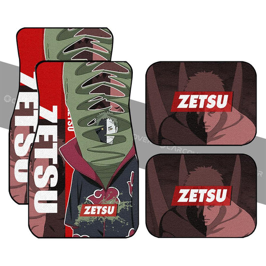 Zetsu Akatsuki Car Floor Mats Custom Anime Car Accessories - Gearcarcover - 1