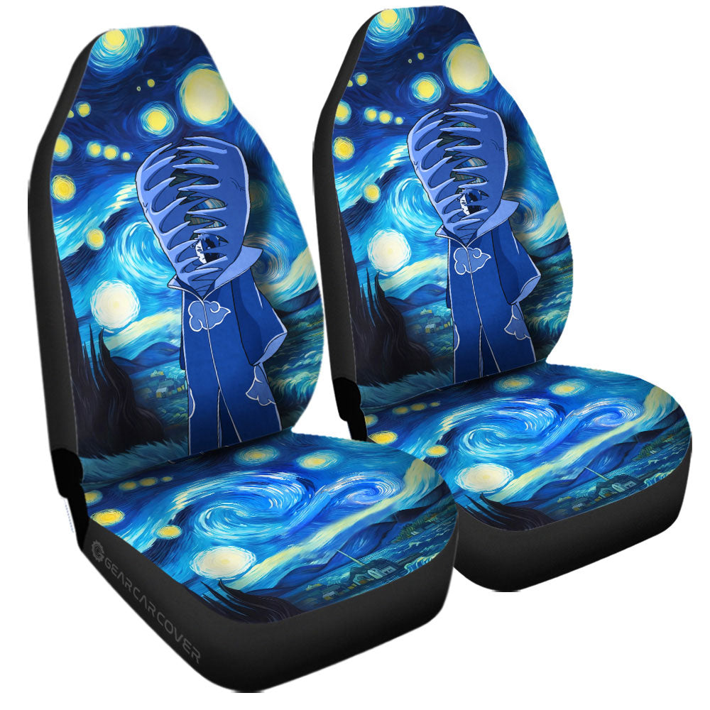 Zetsu Car Seat Covers Custom Starry Night Styles - Gearcarcover - 3