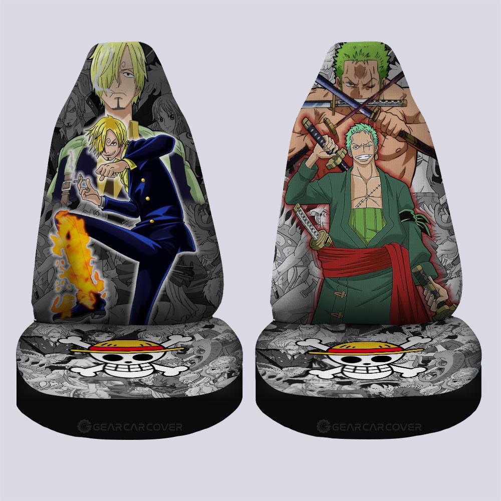 Zoro And Sanji Car Seat Covers Custom Car Accessories - Gearcarcover - 4