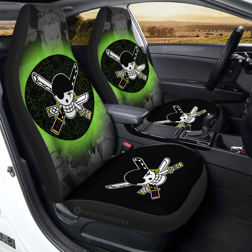 Zoro Jolly Flag Car Seat Covers Custom Car Accessories - Gearcarcover - 1