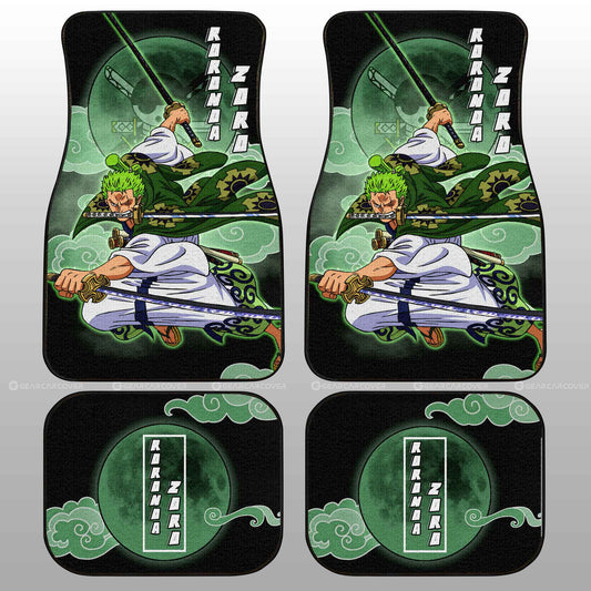 Zoro Wano Car Floor Mats Custom Car Accessories For Fans - Gearcarcover - 2