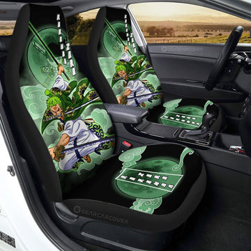 Zoro Wano Car Seat Covers Custom Car Accessories For Fans - Gearcarcover - 1