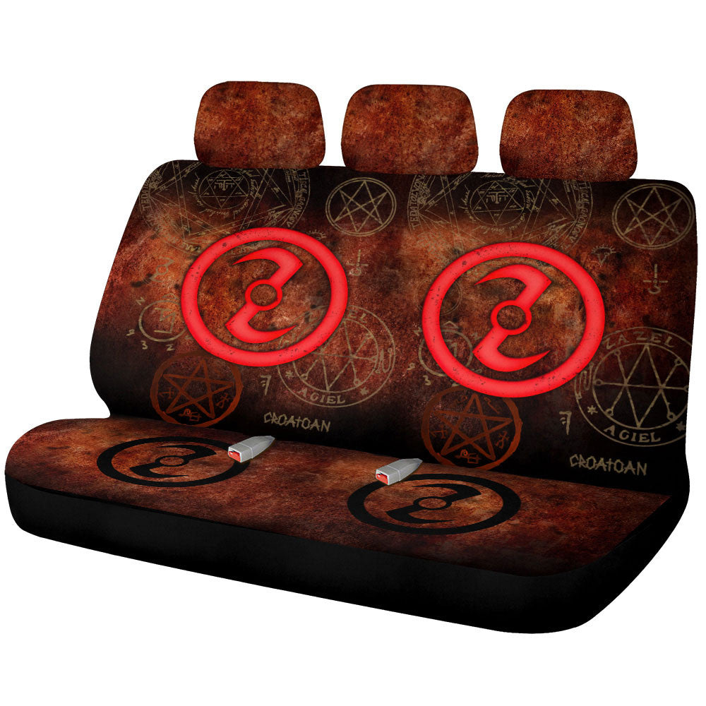 Zoroastrian Symbol Car Back Seat Covers Custom Supernatural Car Accessories - Gearcarcover - 1