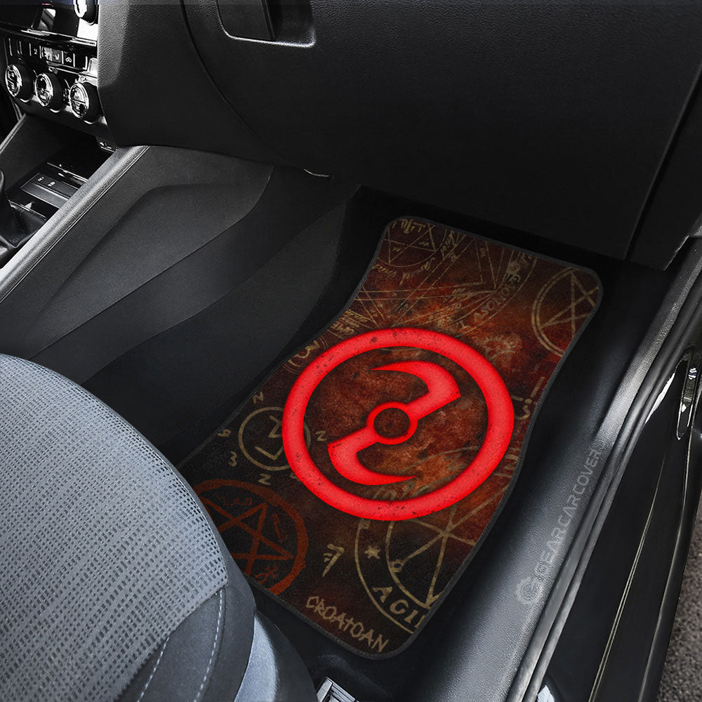 Zoroastrian Symbol Car Floor Mats Custom Supernatural Car Accessories - Gearcarcover - 3