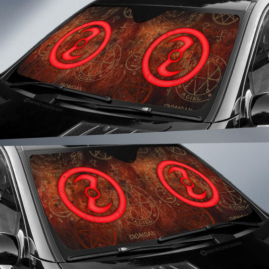 Zoroastrian Symbol Car Sunshade Custom Supernatural Car Accessories - Gearcarcover - 2
