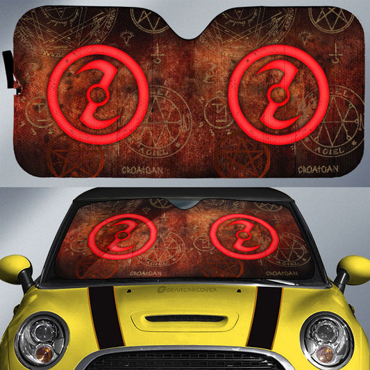 Zoroastrian Symbol Car Sunshade Custom Supernatural Car Accessories - Gearcarcover - 1