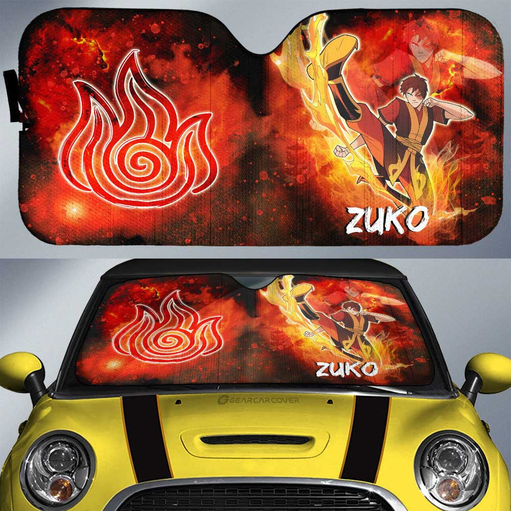 Zuko Car Sunshade Custom Avatar The Last - Gearcarcover - 1