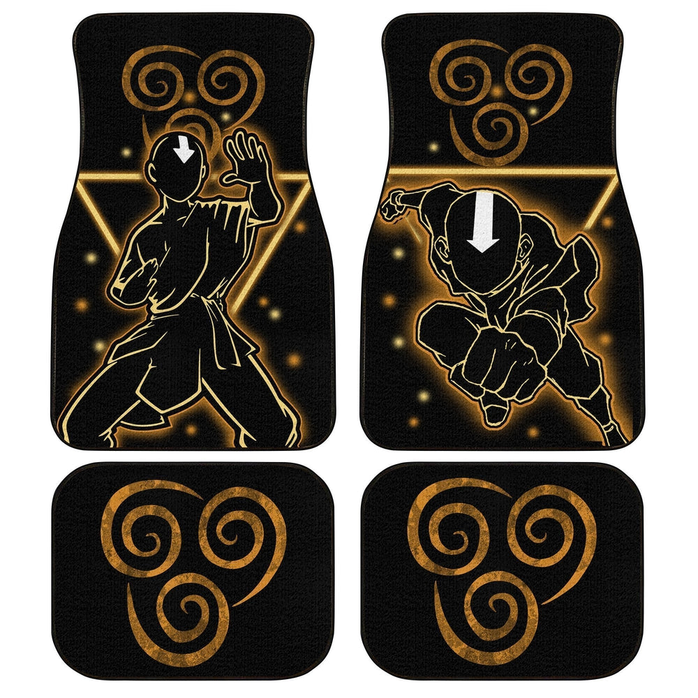 Aang Car Floor Mats Custom Avatar: The Last Airbender Anime Car Accessories Anime Gifts - Gearcarcover - 1