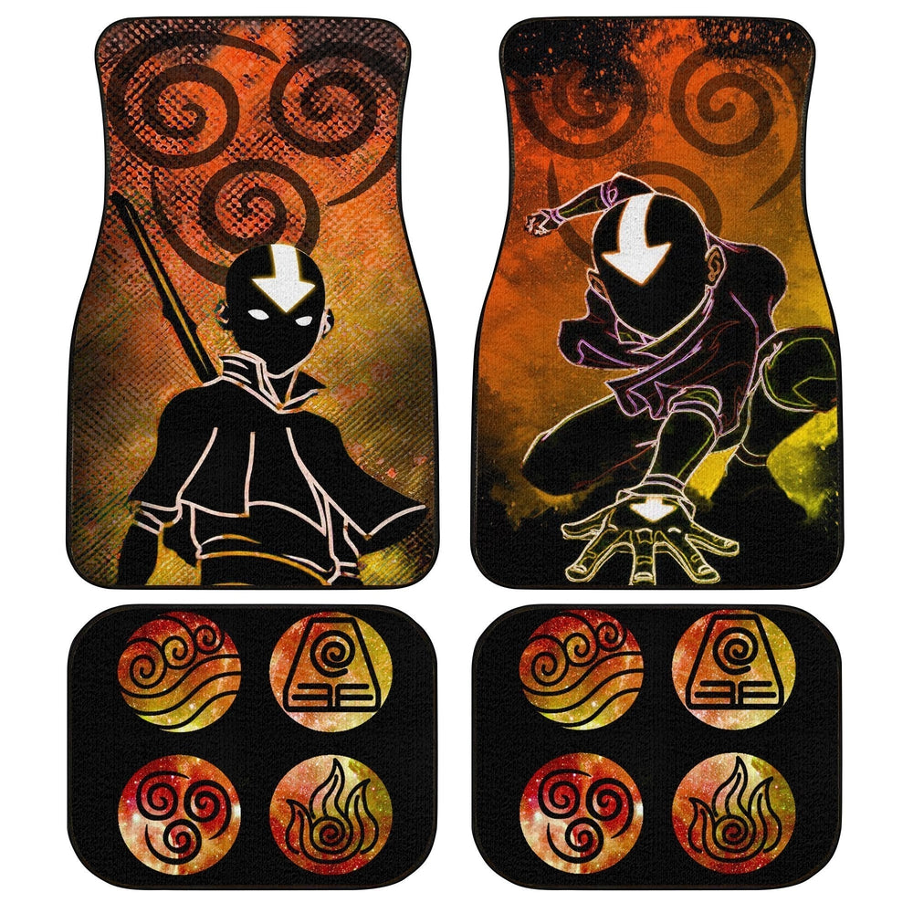 Aang Car Floor Mats Custom Avatar: The Last Airbender Anime Car Accessories - Gearcarcover - 1