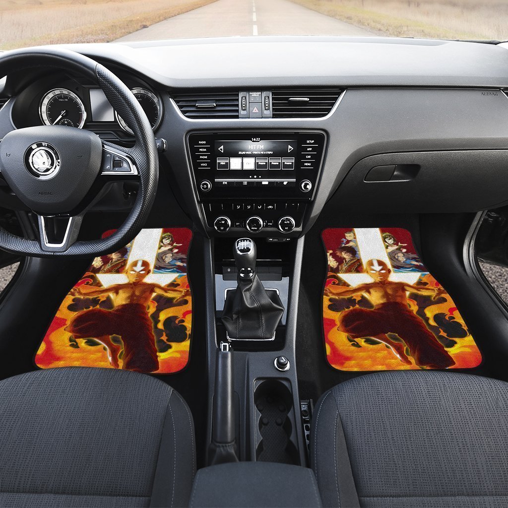 Aang Car Floor Mats Custom Avatar: The Last Airbender Anime Car Interior Accessories - Gearcarcover - 3