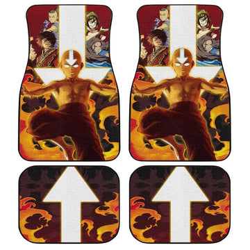 Aang Car Floor Mats Custom Avatar: The Last Airbender Anime Car Interior Accessories - Gearcarcover - 1