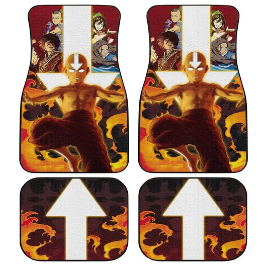 Aang Car Floor Mats Custom Avatar: The Last Airbender Anime Car Interior Accessories - Gearcarcover - 1