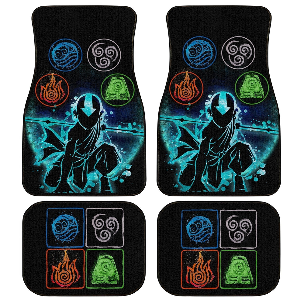 Aang Car Floor Mats Custom Avatar: The Last Airbender Anime Gifts Anime Car Accessories - Gearcarcover - 1