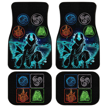 Aang Car Floor Mats Custom Avatar: The Last Airbender Anime Gifts Anime Car Accessories - Gearcarcover - 1