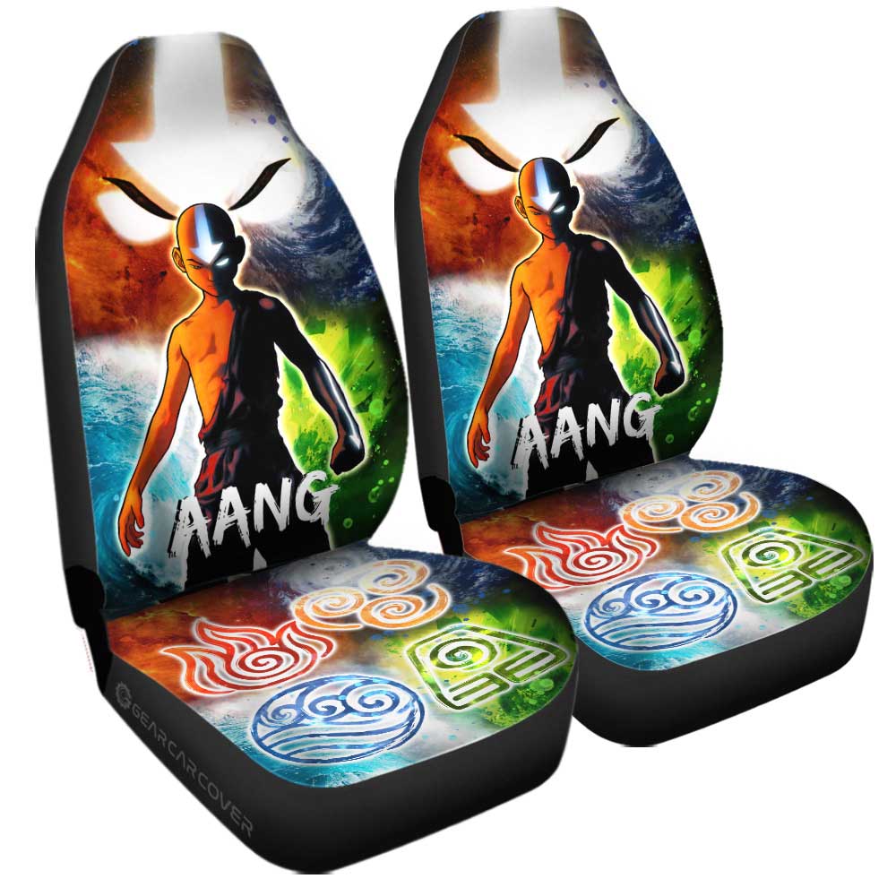 Aang Car Seat Covers Custom Avatar The Last Airbender Anime - Gearcarcover - 3