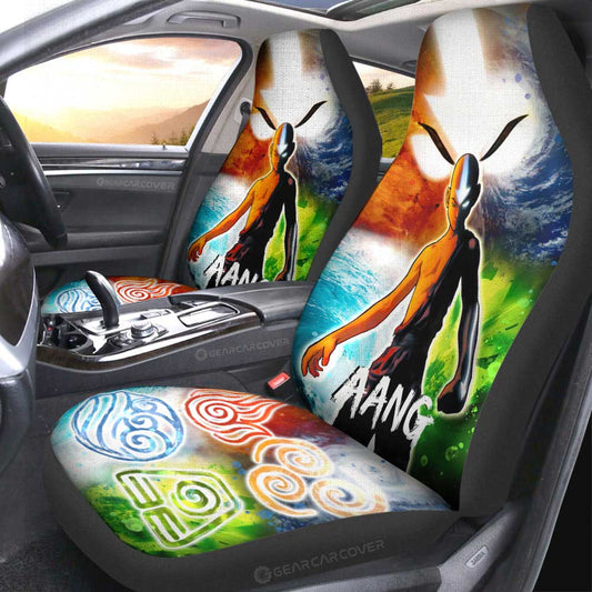 Aang Car Seat Covers Custom Avatar The Last Airbender Anime - Gearcarcover - 2