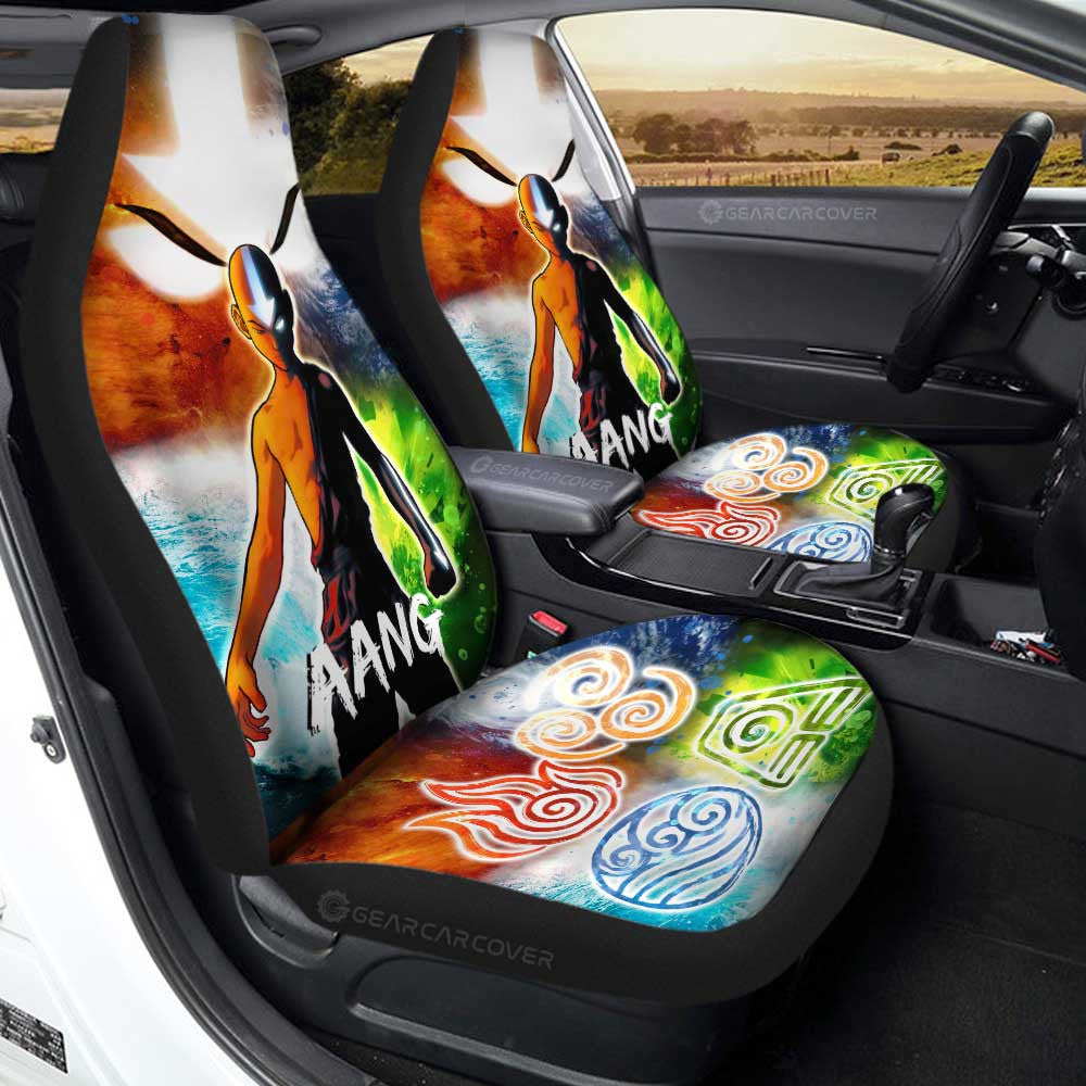 Aang Car Seat Covers Custom Avatar The Last Airbender Anime - Gearcarcover - 1