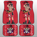 Ace Car Floor Mats Custom One Piece Red Anime Car Accessories - Gearcarcover - 1
