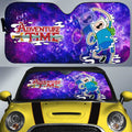 Adventure Time Finn Galaxy Car Sunshade Custom - Gearcarcover - 1