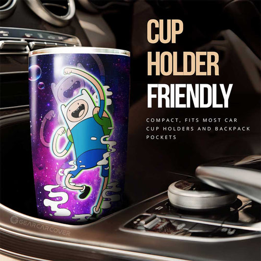 Adventure Time Finn Galaxy Stainless Steel Tumbler Cup Custom - Gearcarcover - 2