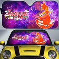 Adventure Time Fire Princess Galaxy Car Sunshade Custom - Gearcarcover - 1
