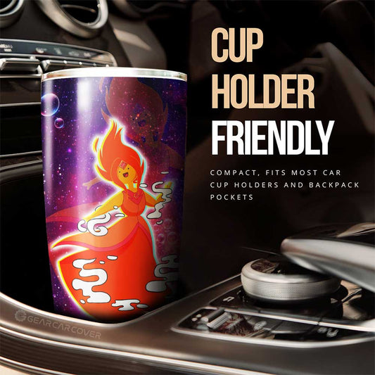 Adventure Time Fire Princess Galaxy Stainless Steel Tumbler Cup Custom - Gearcarcover - 2