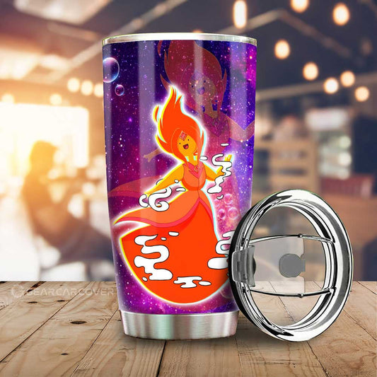 Adventure Time Fire Princess Galaxy Stainless Steel Tumbler Cup Custom - Gearcarcover - 1