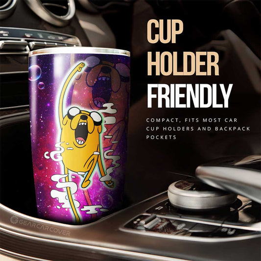Adventure Time Jake Galaxy Stainless Steel Tumbler Cup Custom - Gearcarcover - 2