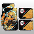 Agatsuma Zenitsu Car Floor Mats Custom Demon Slayer Anime Car Accessories - Gearcarcover - 1