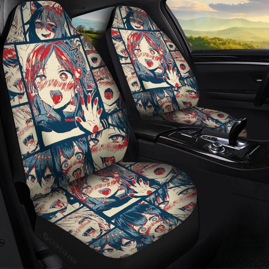 Ahegao Car Seat Covers Custom Car Interior Accessories Decorations - Gearcarcover - 1