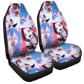 Ahegao Car Seat Covers Custom Neon Vintage Car Interior Accessories - Gearcarcover - 3