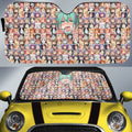 Ahegao Miku Car Sunshade Custom Car Interior Accessories - Gearcarcover - 1