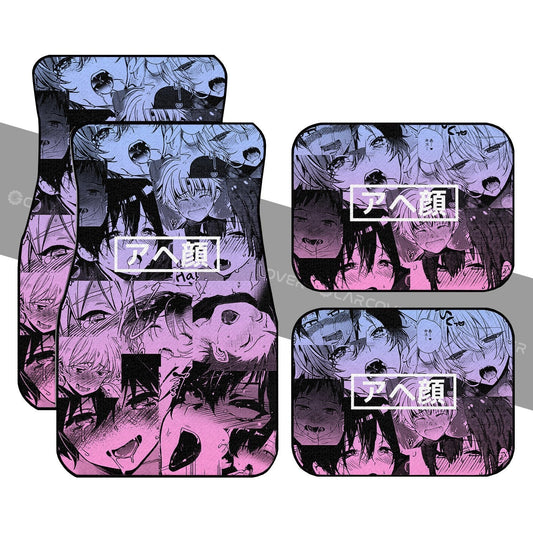Ahegao Yaoi Car Floor Mats Custom Car Interior Accessories - Gearcarcover - 1