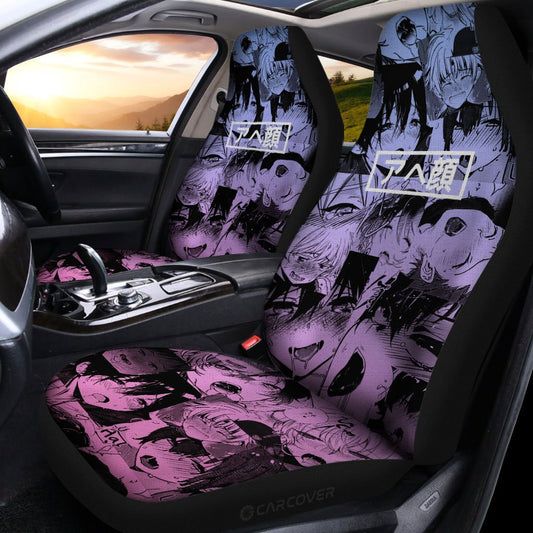Ahegao Yaoi Car Seat Covers Custom Car Interior Accessories - Gearcarcover - 2