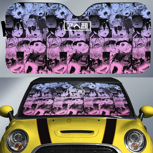 Ahegao Yaoi Car Sunshade Custom Car Interior Accessories - Gearcarcover - 1
