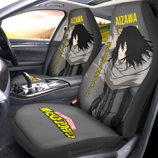 Aizawa Shouta Car Seat Covers Custom My Hero Academia Car Accessories For Anime Fans - Gearcarcover - 2