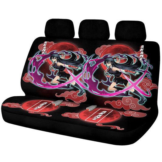 Akame Car Back Seat Covers Custom Akame Ga Kill Anime Car Accessories - Gearcarcover - 1