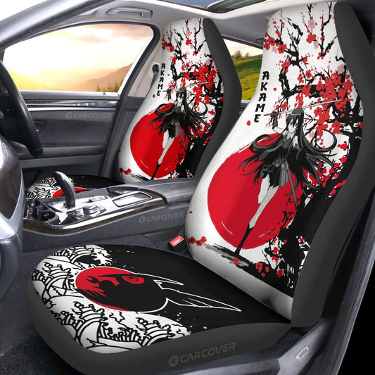 Akame Car Seat Covers Custom Akame Ga Kill Anime Car Accessories - Gearcarcover - 2