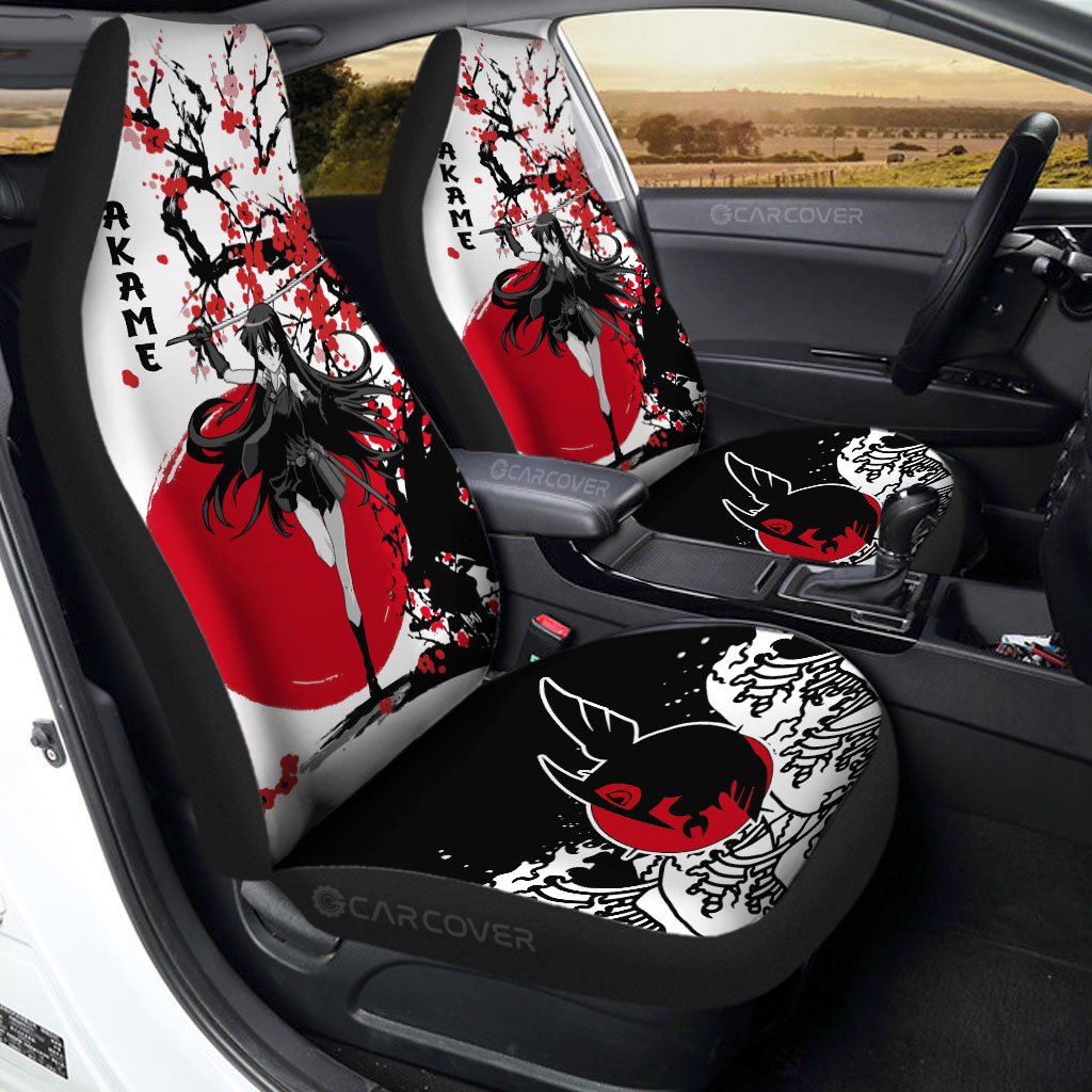 Akame Car Seat Covers Custom Akame Ga Kill Anime Car Accessories - Gearcarcover - 1