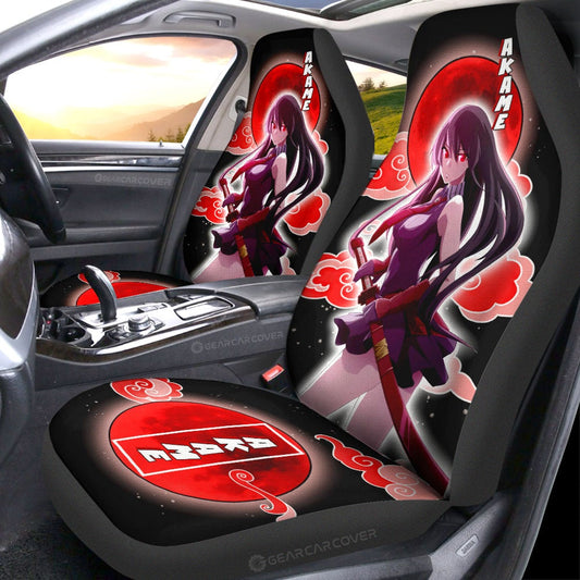 Akame Car Seat Covers Custom Akame Ga Kill Anime Car Accessoriess - Gearcarcover - 2