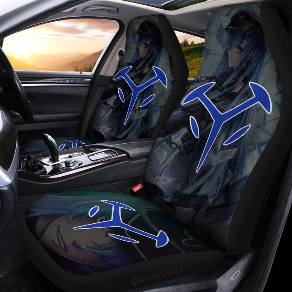 Akame Ga Kill Esdeath Car Seat Covers Custom Anime Car Accessories - Gearcarcover - 2
