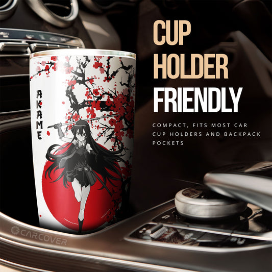 Akame Tumbler Cup Custom Akame Ga Kill Anime Car Accessories - Gearcarcover - 2