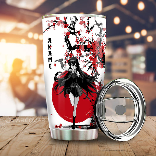 Akame Tumbler Cup Custom Akame Ga Kill Anime Car Accessories - Gearcarcover - 1