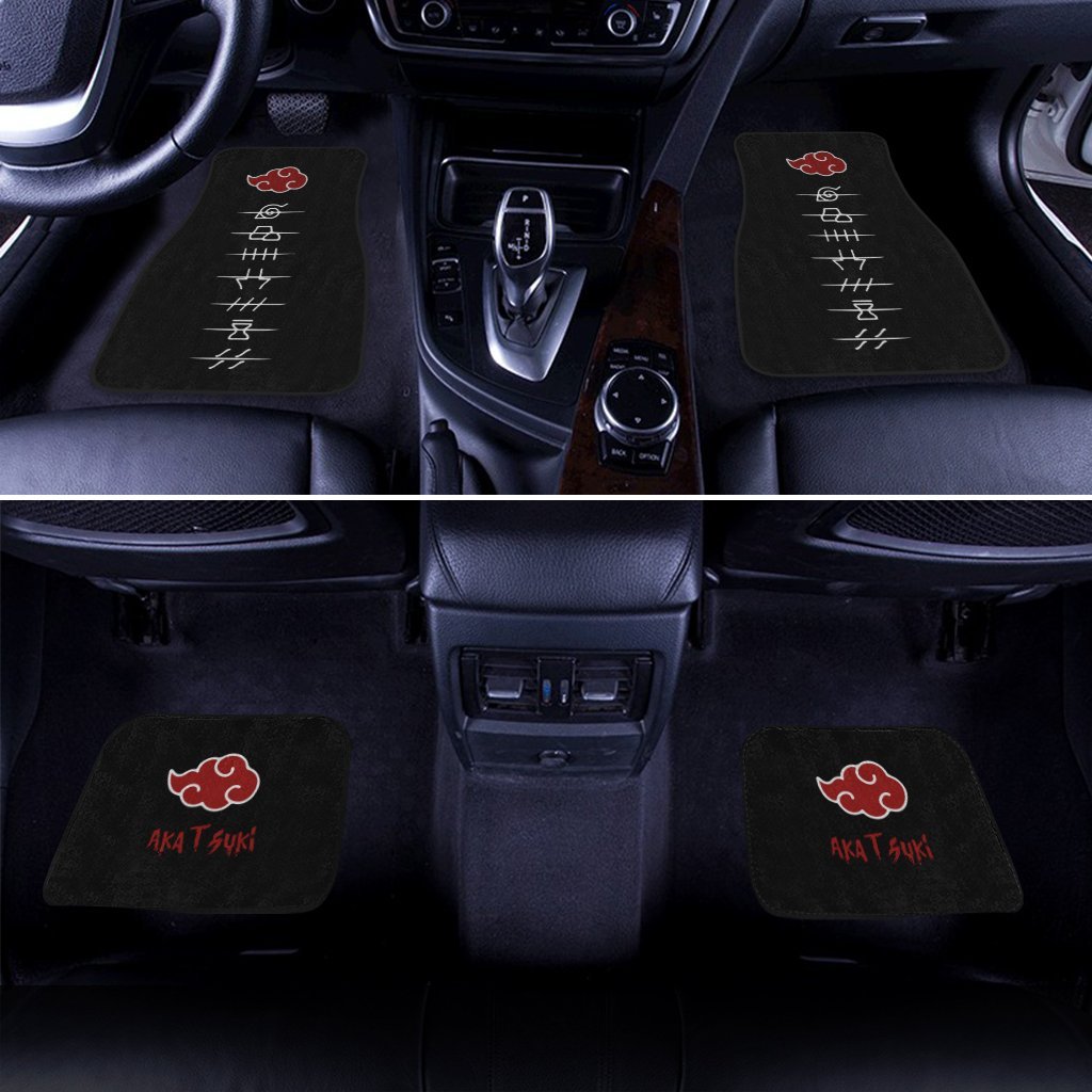 Akatsuki Hidden Villages Symbol Anime Car Floor Mats Custom - Gearcarcover - 3