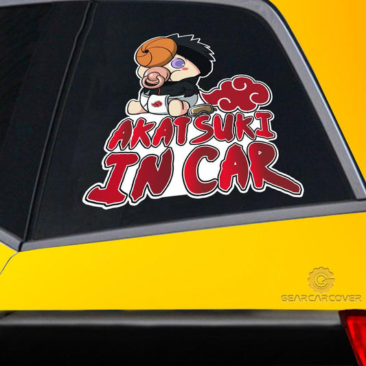 Akatsuki In Car Obito Car Sticker Custom Akatsuki Members Naru Anime Car Accessories - Gearcarcover - 2